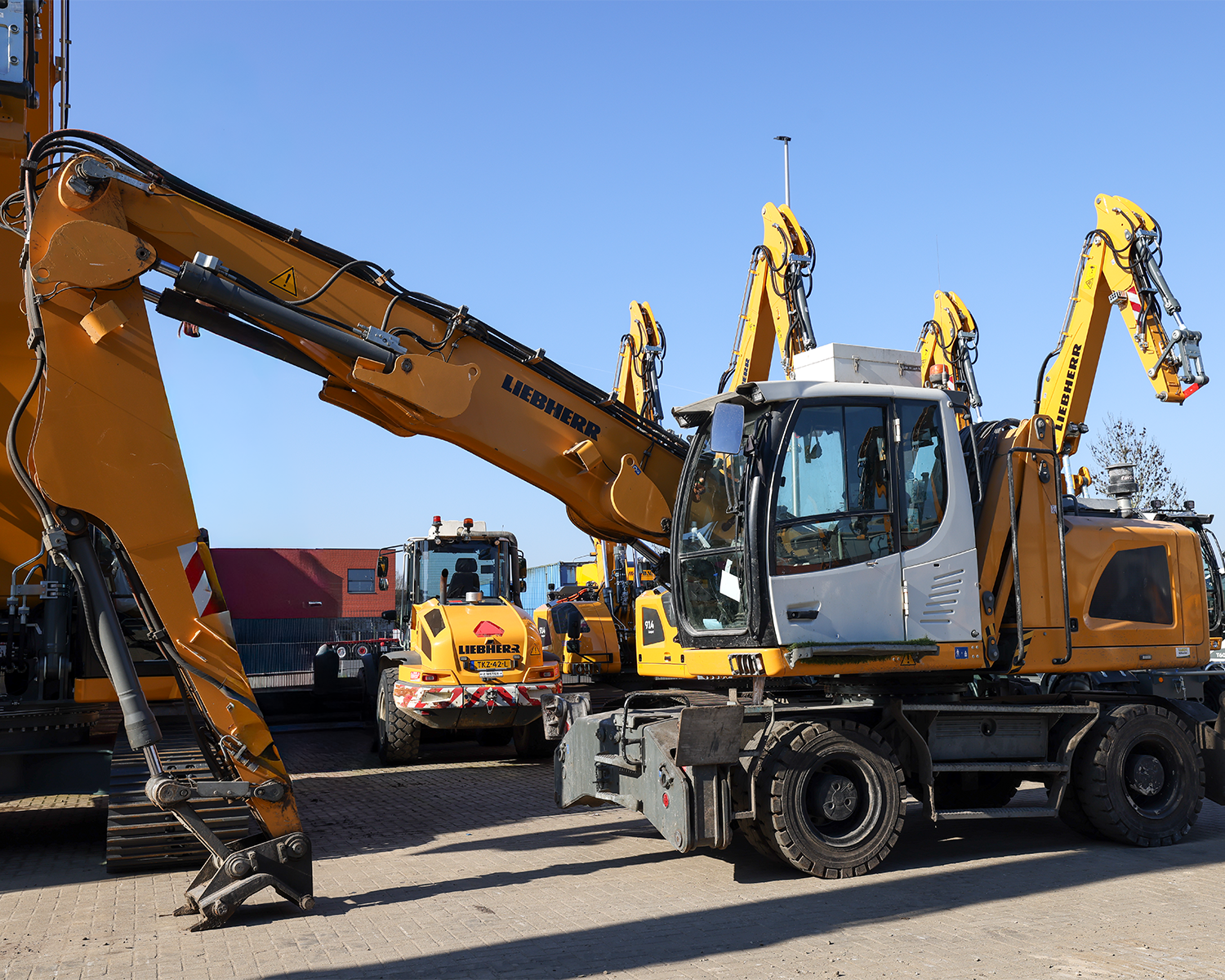 Machines van de zijkant